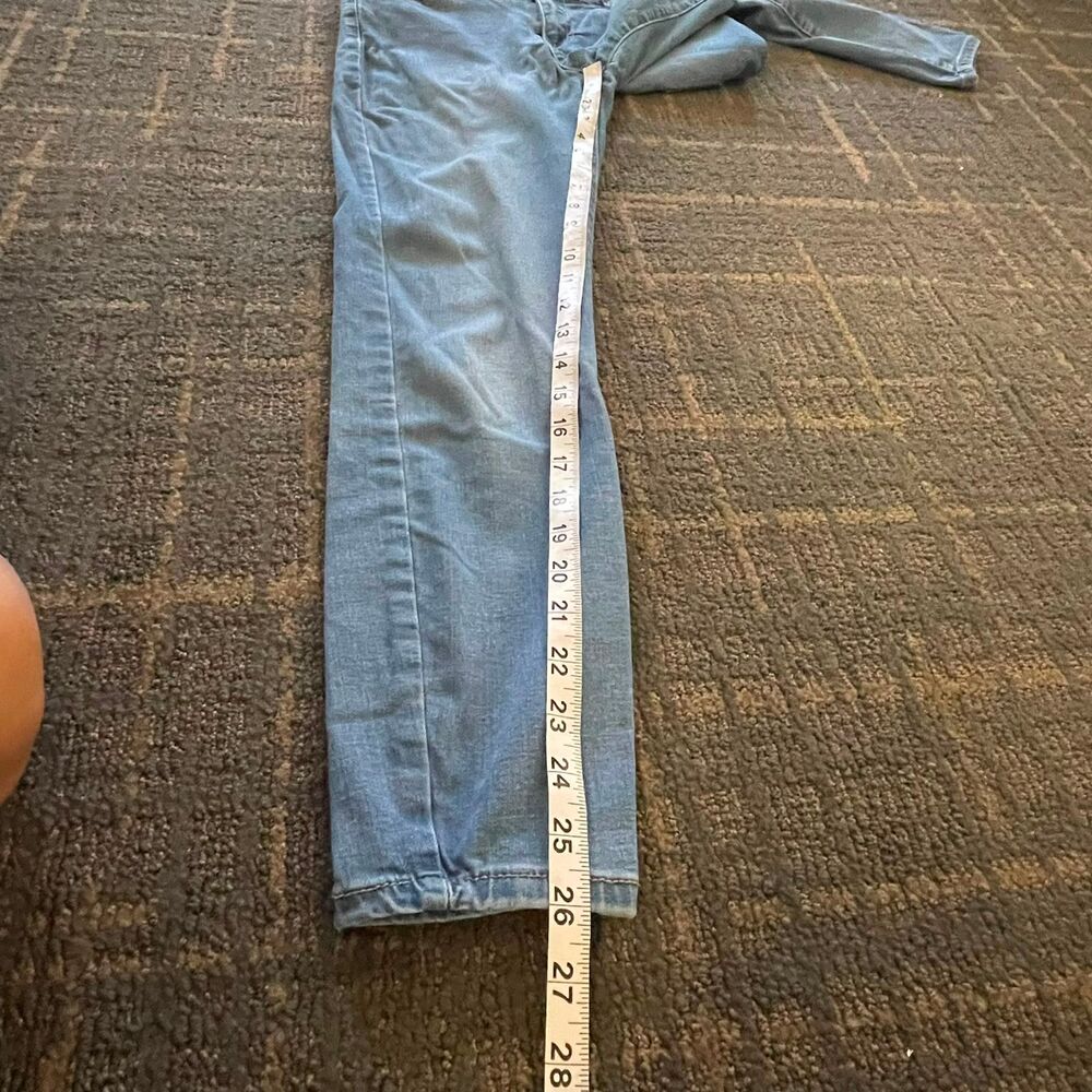 Buffalo David Bitton Womens 2/26 Aubrey Mid Rise Super Soft Capri Jeans Blue - Picture 10 of 11